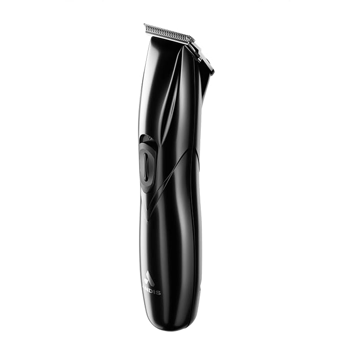 Andis 33785 Slimline Pro Corded/Cordless Hair & Beard Trimmer, T-Blade Zero Gapped with Lithium-Ion Battery, Ear & Body Grooming – Black