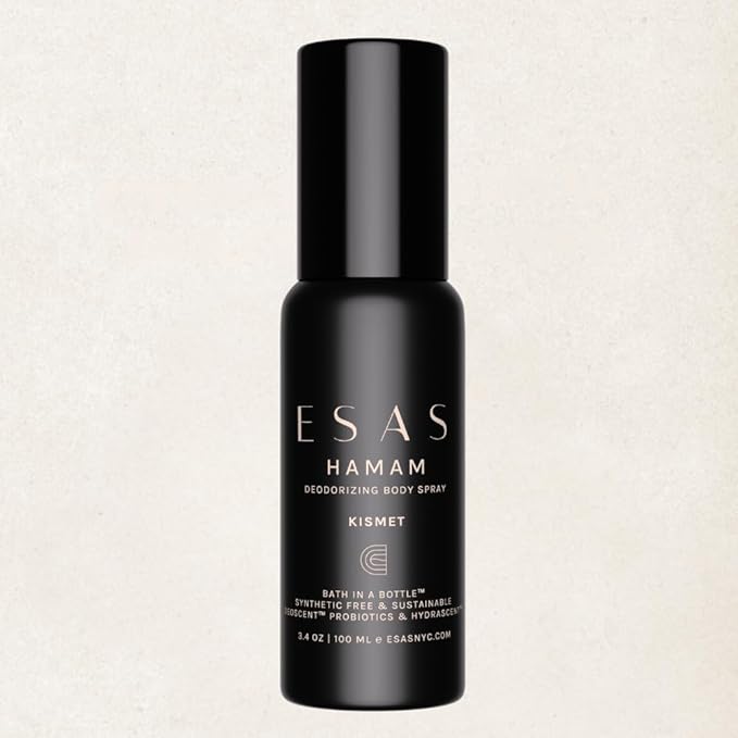 ESAS NYC Kismet Hamam - Organic Deodorant Body Spray - MADESAFE® - CITRUS | SWEET | POWDERY - 3.4 oz