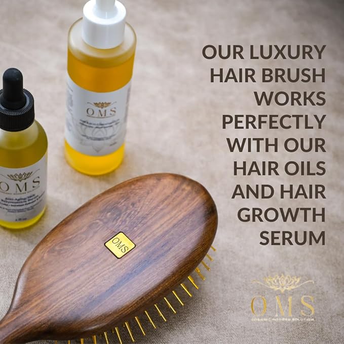 ORGANIC MODERN SOLUTIONS Hair Growth Serum – Ayurvedic Leave-In Scalp Treatment for Hair Loss, Graying & Thinning | Daily Herbal Thickening Oil with Amalaki, Peppermint & Rosemary – 2oz