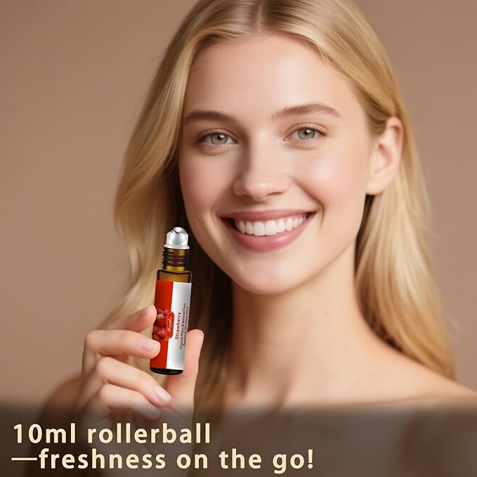 Strawberry Fragrance Oil-Strawberry Essential Oil 16.33oz (490ml)-100% Pure Natural Scent for Diffusers, Candles, Soap Making & Aromatherapy-Relaxing Home & Gift Essential Oil for Bath, Massage