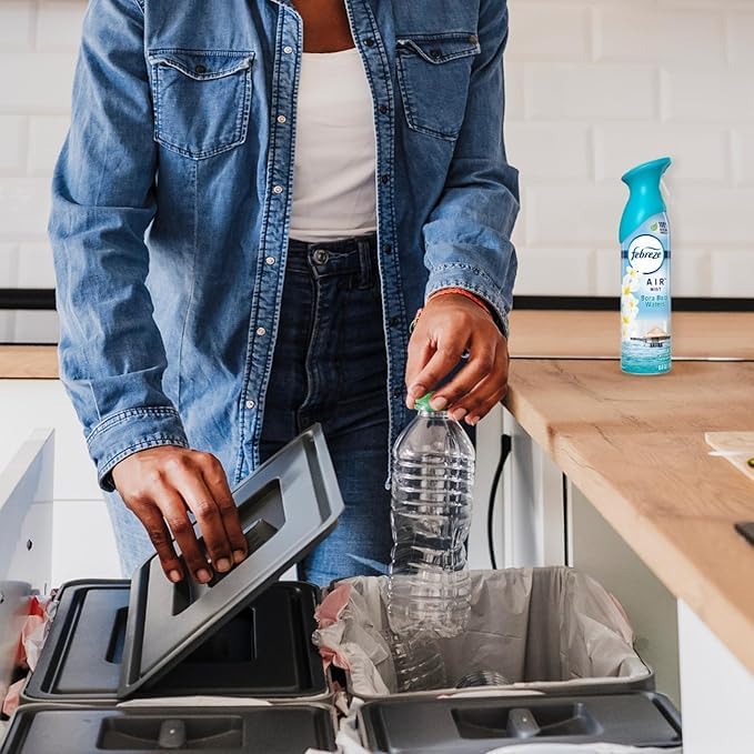 Febreze Air Refresher Spray - Bora Bora Waters - Net Wt. 8.8 OZ Per Bottle - Pack of 2 Bottles