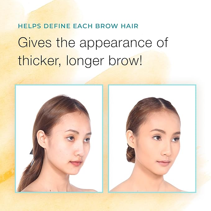 Eyebrow Color For Women, 20 Application Kit, Light Brown