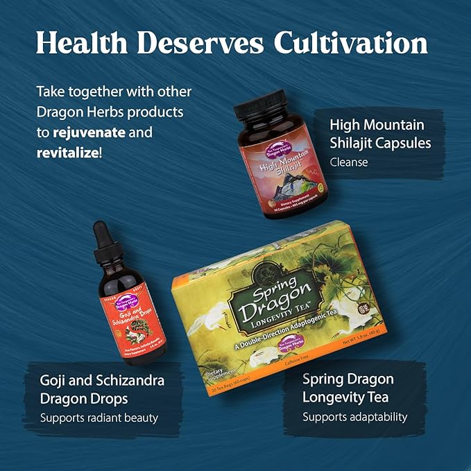 Dragon Herbs He Shou Wu | Prepared He Shou Wu Supplement to Support Energy, Mood, Immune Support, Healthy Aging, Hair | All Natural Ingredients, Non-GMO (100 Capsules, 500 mg Per Capsule