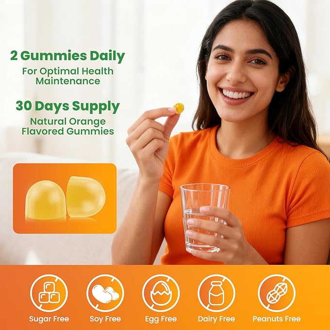 Pumpkin Seed Oil with Saw Palmetto Gummies, Organic Pumpkin Seed Oil Supplement for Hair Growth, Prostate Health, Bladder &Urinary Tract Support, High Pure Extract for Adults, Orange Flavor, 120 Count