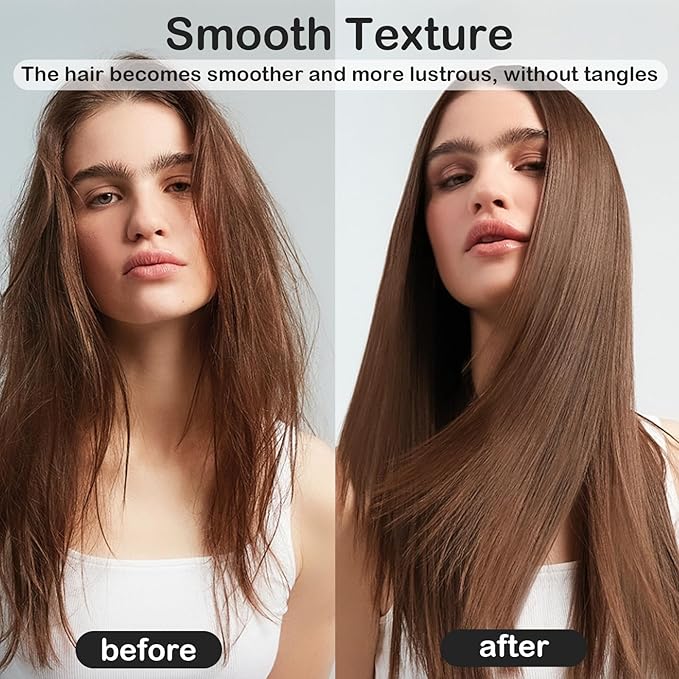 Hair Treatment Oil, Clear Hair Oil Spray Improve Dry and Frizzy Hair, Curly Hair, Detangling, Styling and Moisturizing - for Women & Men Daily Care