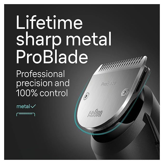 Braun All-in-One Men's Shaving Kit Series 9 9440, 13-in-1 Beard, Face, Nose, Ear Trimmer, Hair Clippers, Body Groomer and Manscaping, Holiday Gifts for Men