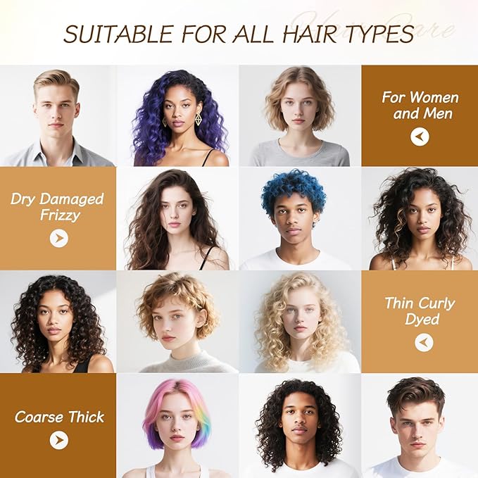 HOLLY HERBAL Coconut Hair Serum Capsules - 6 Nourishing Oils | Jojoba, Olive, Macadamia - Lightweight, Split Ends Repair & Frizz Control, Moisturizing No-Rinse Hair Treatment (30 Count)