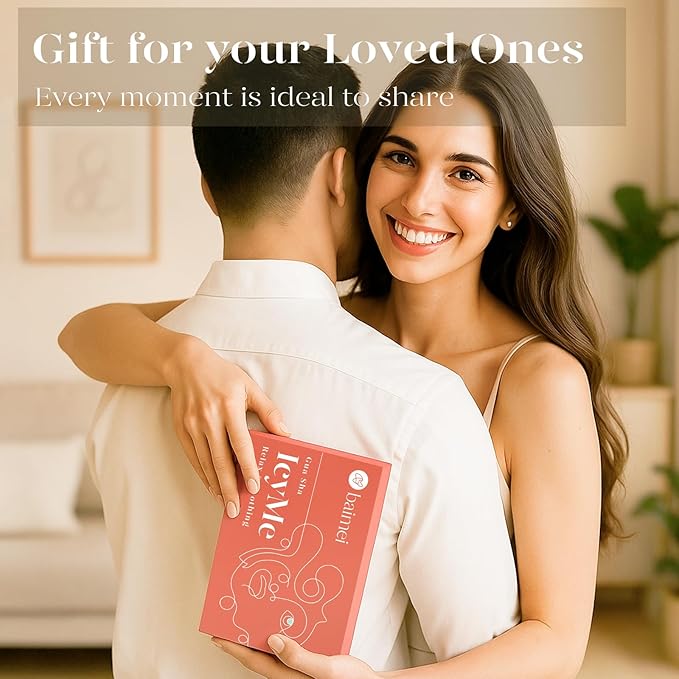 BAIMEI IcyMe Gua Sha Resin with Handle,Large Body Guasha Tool for Neck Back,Leg Massager Tool,Gua Sha Facial Massage Tools for Skin Care,Spa Gifts for Women