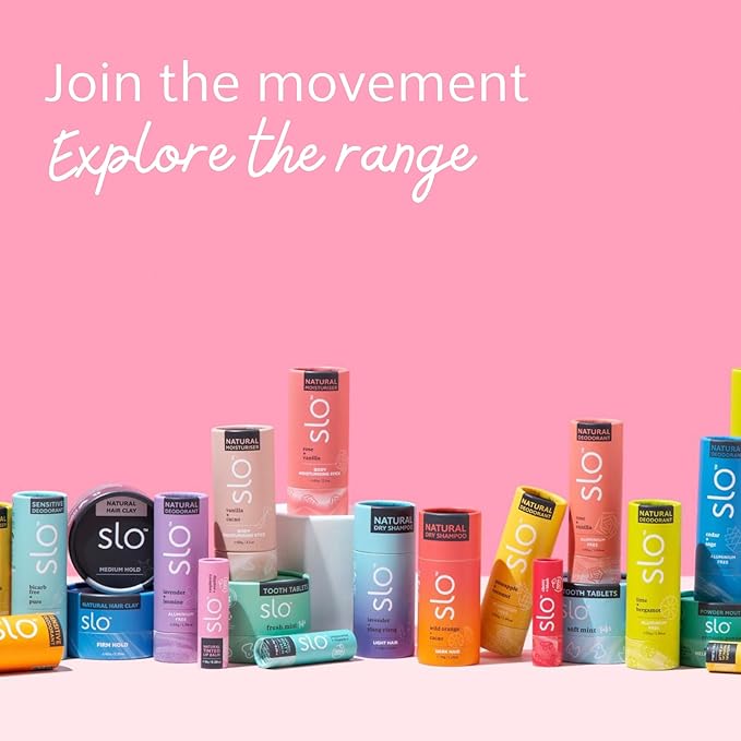 Slo Natural Moisturizing Stick | Body Balm with Organic Ingredients | Hydrating Nourishing | Coconut, Cocoa Butter & Antioxidants | Travel-Friendly | Rose Vanilla & Lime Coconut | 2set (2x2.1oz/60g)