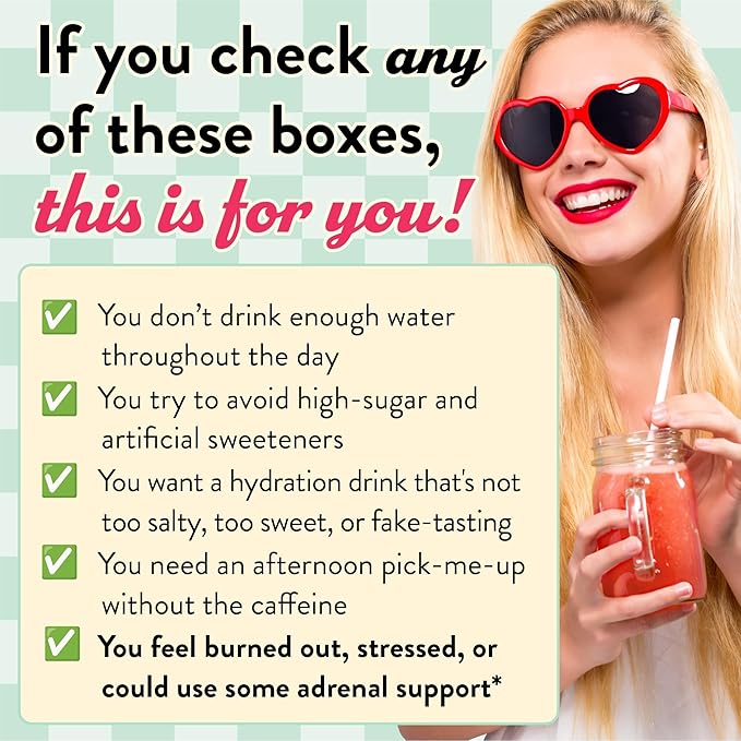 Legendairy Milk She’s Thirsty – Watermelon, Hydration Packets | Cortisol Supplement for Stress Relief & Adrenal Support | Coconut Water Electrolytes Powder, No Sugar Added 18 ct