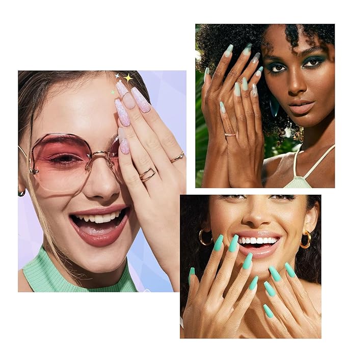 Acrylic Nail Brush Size #10, KEMEISI 100% Pure Kolinsky Nail Art Brushes Sturdy Handle Oval Shaped Acrylic Powder Nail Design Tools for Professional Manicure DIY Home Salon (Green)