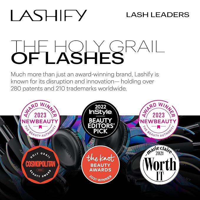 Lashify Fluffy 14mm Gossamer Eyelash Extensions Refill, Black, Easy DIY False Lashes To Add Fullness and Dimension