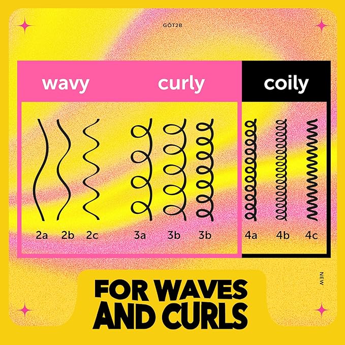 Got2B Curled Flexible Curl Foam, 6.7 Fl Oz, Hair Mousse for Frizz Control and Heat Protection, Lightweight Hold, No-Crunch Definition for Wavy & Curly Hair Styling, Aloe Vera & Vitamin E Infused