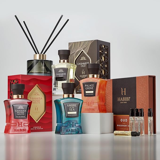 H HABIBI Cashmere Oud Perfume for Men – 2.5 oz (75ML) Long Lasting Arabian Cologne, Spicy Floral Woody Men Perfume, Luxury Fragrance Gift for Special Occasions