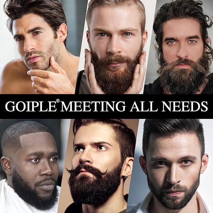 Beard Shaper for Men Beard Shaping Tools - Beard Straightener, Beard Template Guide, Professional Straight Edge Razor, Edge Blade, Barber Pencil, Beard Comb, Scissor, Gifts for Men Boyfriend Husband