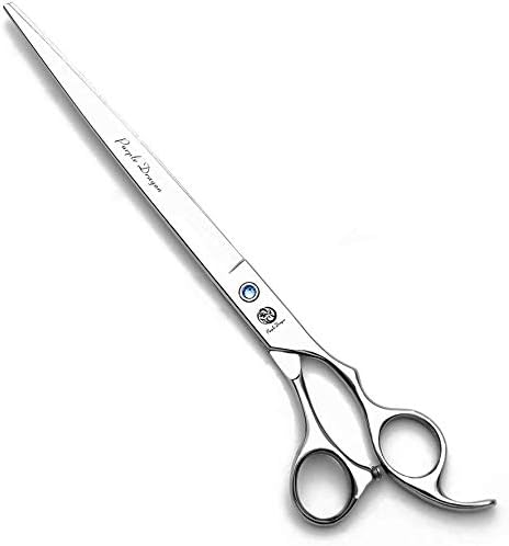 Purple Dragon 5"/5.5"/6"/6.5"/7"/7.5"/8"/9"/10" Sharp Edge Hair Cutting Shears Pet/Puppy/Cat Grooming Scissors with Bag - Perfect for Barber or Dog Groomer