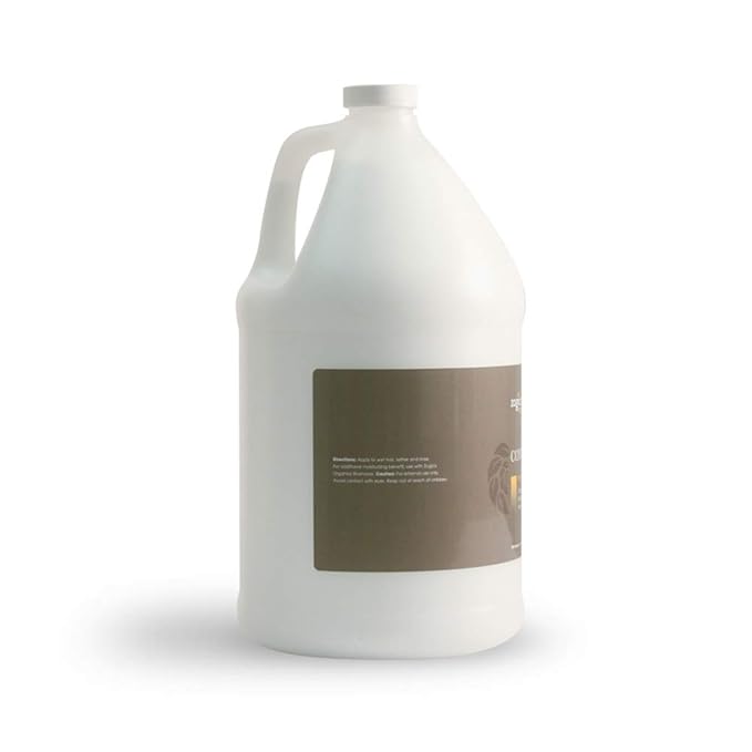 Zogics Organics Conditioner – Organic Conditioner for Hair, Hydrating Deep Conditioner with Natural Ingredients like Honey Powder, Aloe Vera, Avocado, and Jojoba (Honey Coconut, 1 Gallon)