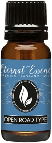 Eternal Essence Oils Open Road 10ml Fragrance Oil – Lemon Peel, Clary Sage, Lavender & Cedarwood – Bright, Fresh, Woodsy Blend with Aquatic & Herbal Notes