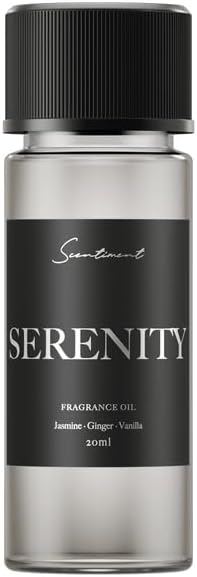 Scentiment Diffuers Oil - Serenity Hotel | Aromatherapy Home Fragrance | Inspired by Shangri-La Hotel® | Luxurious Scent with Notes of Jasmine, Ginger, Vanilla (20 mL)