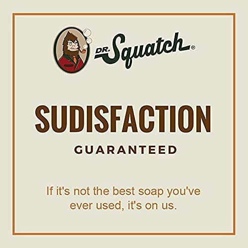 Dr. Squatch Natural Bar Soap for Men - Cold Process Soap with No Harsh Chemicals - Cedar Citrus (5 oz, 3-Pack)