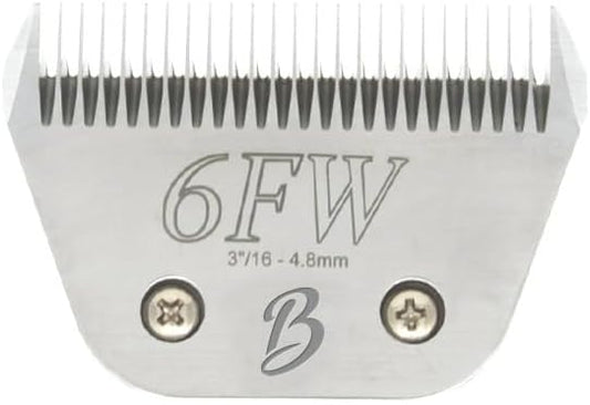 Detachable A Series Wide 6f Blade Dog Grooming Cuts Length 3/16" - 4.8mm Japanese High Carbon Steel Dog Grooming Blade Supplies | Detachable Blade Clippers (Compatible A5 Series(B6FW)