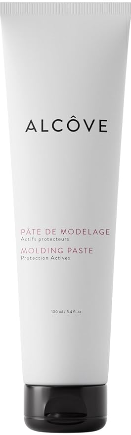 Alcôve - Molding Paste - all Hair Types - Matte - Flexible Control, Definition, and texture - Medium Hold - Long-lasting - Pomegranate Seed and Mango Extract - 3.4 oz