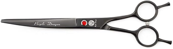 Purple Dragon 7.0 inch Rhinestone Decoration 3PCS Pet Grooming Scissors Dog Hair Cutting & Thinning Shears Set