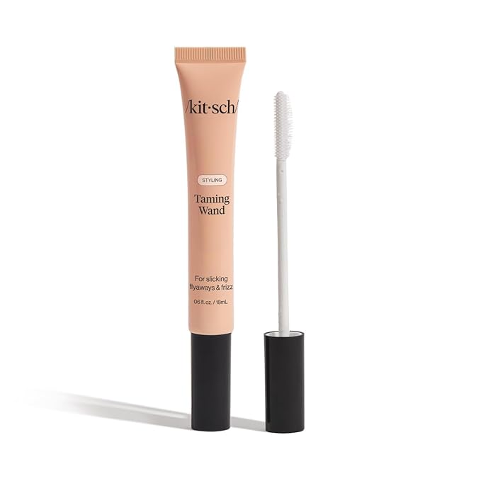 Kitsch Fly Away Stick for Hair - Taming Wand with Biotin, Aloe & Vitamin E - Clear Serum-Like Gel Hair Mascara for Flyaways & Baby Hairs - Lightweight Hair & Multi-Use Hair Stick - 18ml