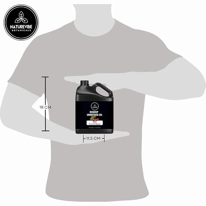 Naturevibe Botanicals Rosehip Oil 32 Ounces | 100% Pure and Natural | Great for Skin Care and Hair Care