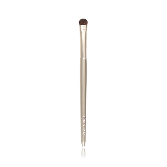 Natural Pony Hair Eye Shadow Brush by ENZO KEN, Medium Smudge Eyeshadow Brush, Shader Eye Shadow Brush, Eye Smudge Brush, Single Eyeshadow Brush, Eye Brushes, Eyeshadow Blending Brush. (Gold, E203M)