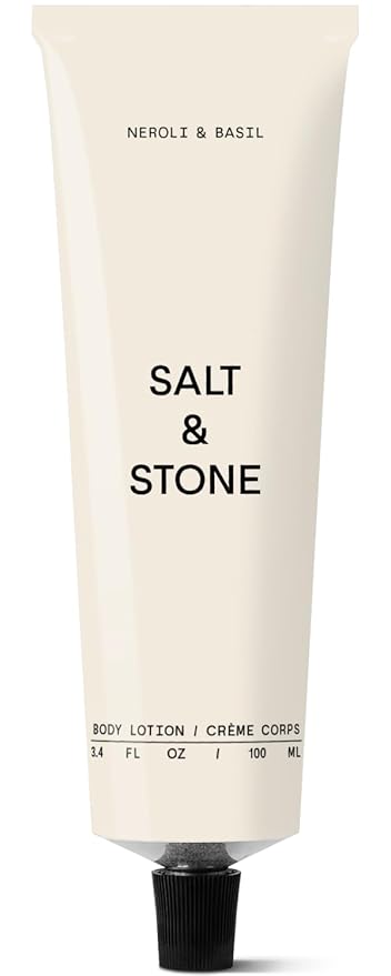 Salt & Stone Body Lotion for Women & Men| Scented Daily Body Lotion | Hydrates, Nourishes & Softens Skin | Restores Dry Skin | Fast-Absorbing | Cruelty-Free & Vegan (100 ml) (Neroli & Basil)