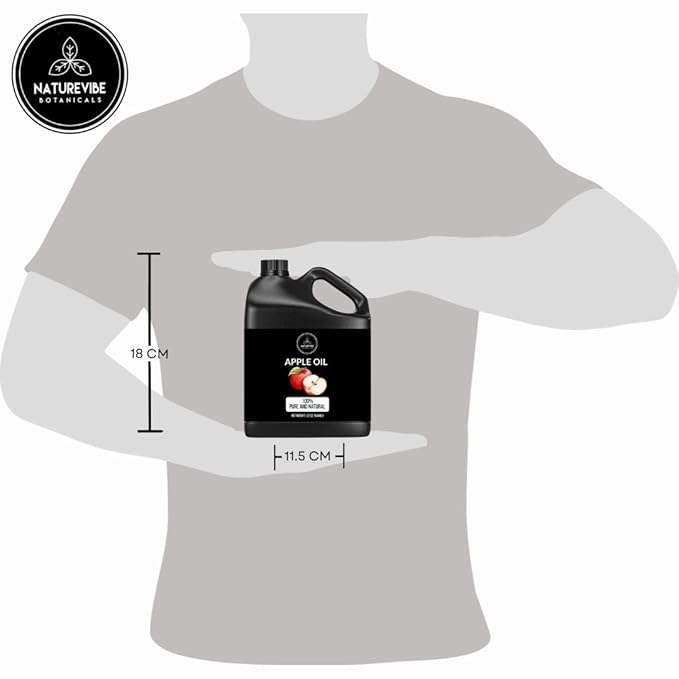 Naturevibe Botanicals Apple Oil 32 Ounces | 100% Pure and Natural | Great for Skin Care and Hair Care