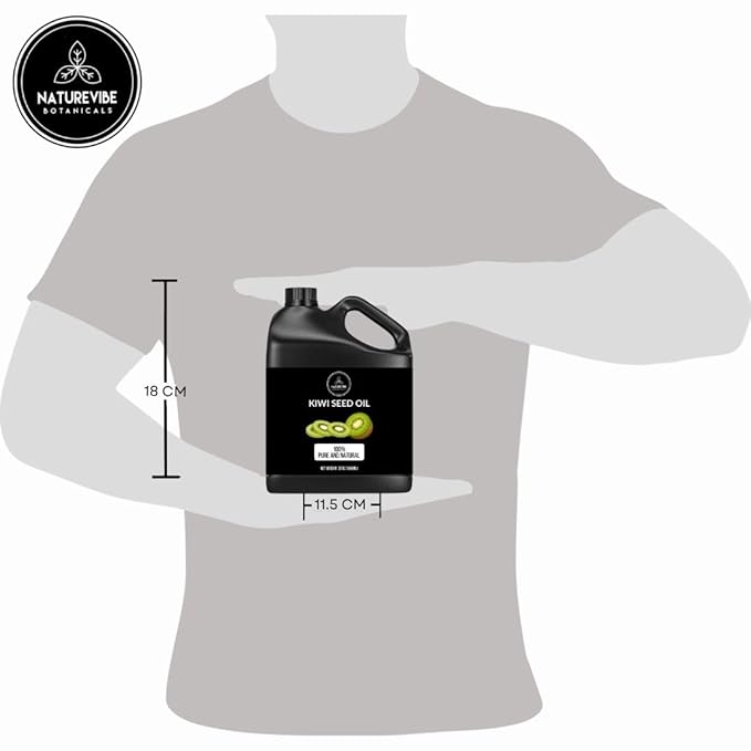 Naturevibe Botanicals Kiwi Oil 32 Ounces | 100% Pure and Natural | Great for Skin Care and Hair Care