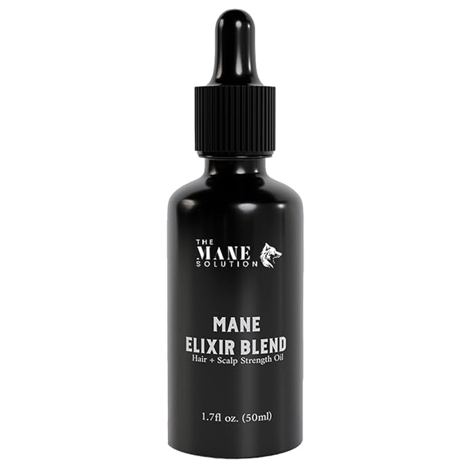 The Mane Elixir Blend: 11-in-1 Growth Oil Serum for Thinning Hair, Loss & Regrowth - 50ml