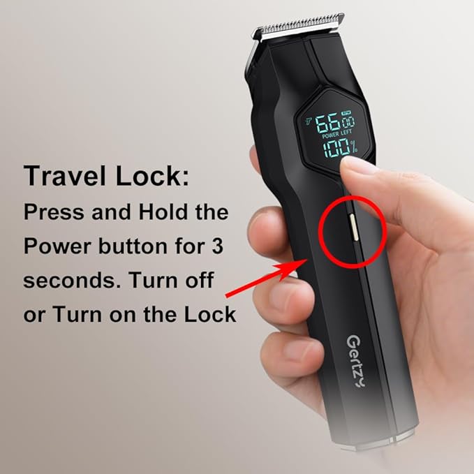 5-in-1 Electric Beard Trimmer Body Hair Trimmer Kit, Professional Cordless Hair Clippers for Men Rechargeable, IPX7 Waterproof Mens Grooming Kit for Face, Mustache, Body, Nose, Gifts for Men (Black)