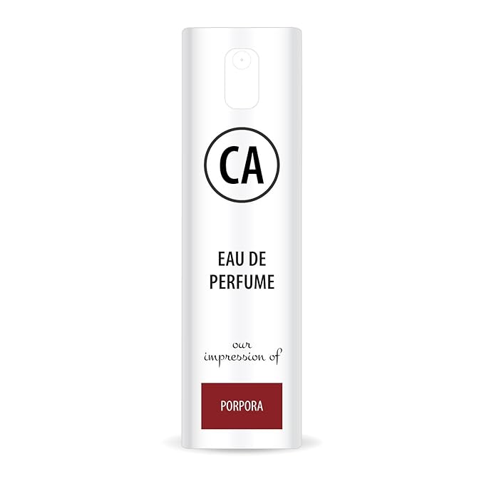 CA Perfume Impression of Porpora Unisex Eau De Parfum Amber Floral Scent Long Lasting Unisex Fragrance Travel Size TSA Ready for Day and Night Wear 0.33 Fl Oz 10ml