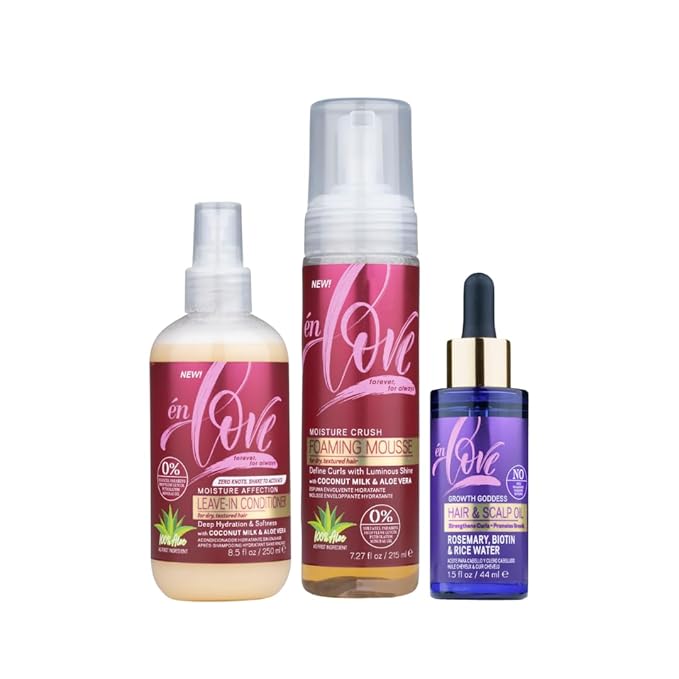 Growth Goddess Hair & Scalp Oil – With Rosemary, Biotin, Organic Rice Water & Jamaican Black Castor Oil – Strengthens & Thickens Curls, Repairs Split Ends, Promotes Hair Growth – 1.5oz