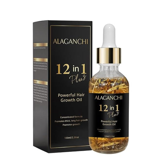 12-in-1 Hair Growth Oil – Rosemary, Amla & Castor Oil | Strengthens, Nourishes, Reduces Hair Fall | Natural Herbal Blend | Non-Greasy | Paraben & Sulfate-Free