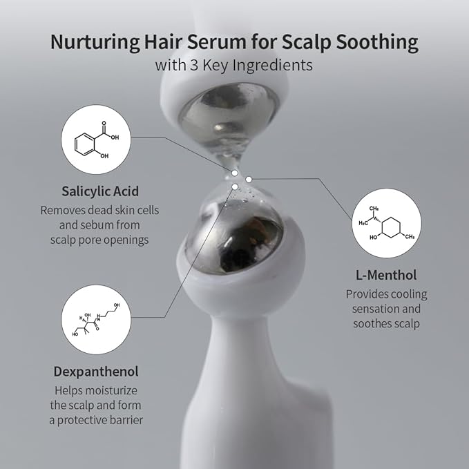 GROWUS Recover Therapy Booster Serum, Scalp Serum for receding hairline, Supports Fuller Hair, Packed with Biotin, Sea Water, Free from Paraben, Sulfate