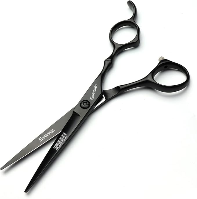6/7 Inch Hairdressing Scissors Set Barber Shop Hair Scissors Styling Tools (5.5 Flat shear)