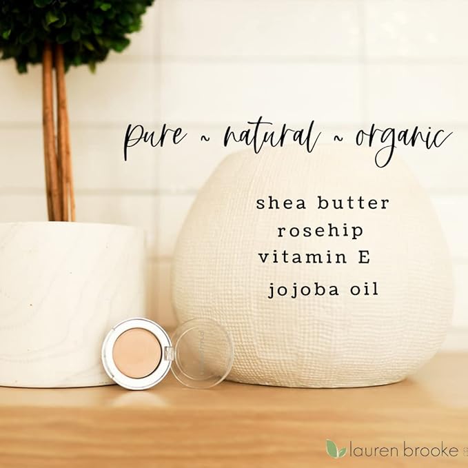 Lauren Brooke Cosmetiques Cream Eyeshadow | Natural Organic Eye Makeup, Richly Pigmented Creme Eyeshadow For Women (Dulce De Leche (Matte))