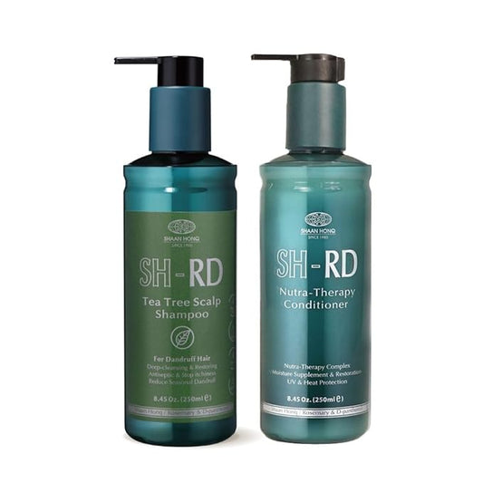 250ml Tea-Tree Shampoo + 250ml Nutra-Therapy Conditioner for Dandruff & Sensitive Scalp
