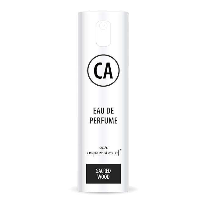 CA Perfume Impression of Sacred Wood Unisex Eau De Parfum Amber Woody Scent Long Lasting Unisex Fragrance Travel Size TSA Ready for Day and Night Wear 0.33 Fl Oz 10ml