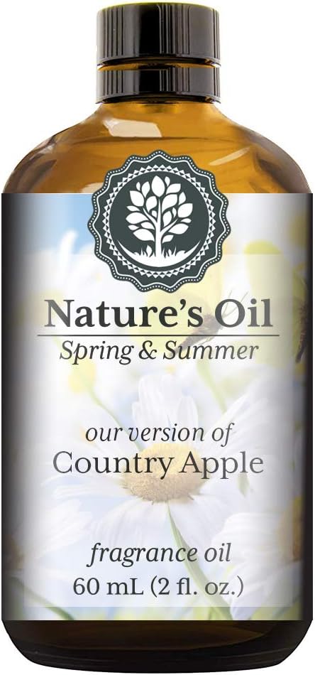 Country Apple Fragrance Oil (60ml) For Diffusers, Soap Making, Candles, Lotion, Home Scents, Linen Spray, Bath Bombs, Slime