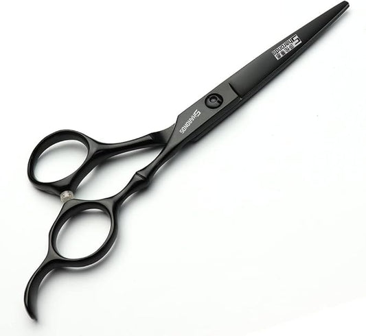 6/7 Inch Hairdressing Scissors Set Barber Shop Hair Scissors Styling Tools (5.5 Flat shear)