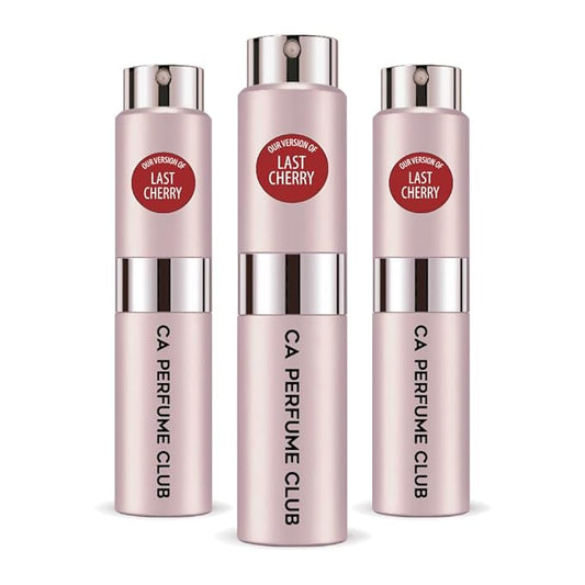 CA Perfume Impression of Last Cherry for Women and Men Amber Floral Scent Long Lasting Unisex Fragrance Eau De Parfum Travel Size Refillable Atomizer Spray 0.27 Fl Oz 8ml