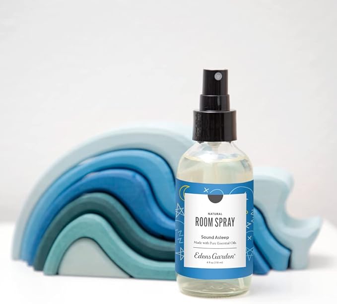 Edens Garden Sound Asleep Natural Room & Linen Spray – 100% Pure Essential Oil Aromatherapy Mist for Bedding, Pillows & Home – Non-Toxic, Freshener with Calming Lavender Aroma, 4 fl oz (118 ml)