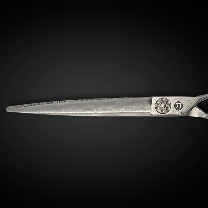 Damascus Hair Shears - Saki Kanzen - Master/Professional Level Hair Cutting Scissors for Hairdressers and Barbers (7 Inch Shears)