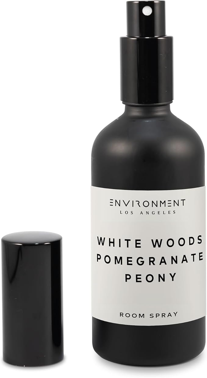 ENVIRONMENT Inspired by 5-Star Resort ARH Room Spray, 100ml Air Freshener (White Woods | Pomegranate | Peony) Home Fragrance Accessories, Room Perfume, Room Deodorizer, Vegan & Cruelty-Free