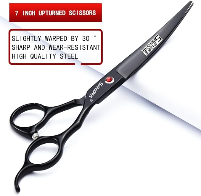 6/7 Inch Hairdressing Scissors Set Barber Shop Hair Scissors Styling Tools (7-inch 4pc)
